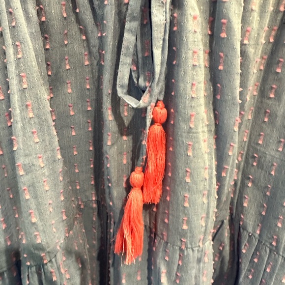 Blue Dress with Pink Stitching - NWT! - Picture 4 of 6